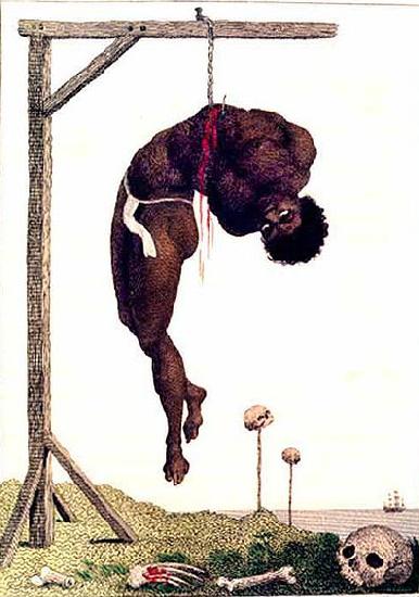 William Blake A Negro Hung Alive